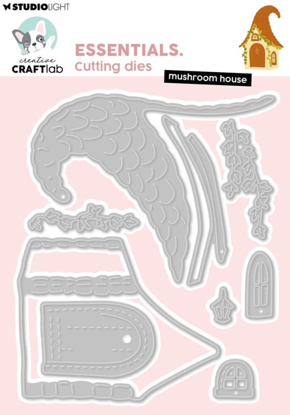 Creative Craft Lab - Studio Light - Stanzschablone "Mushroom House" Dies