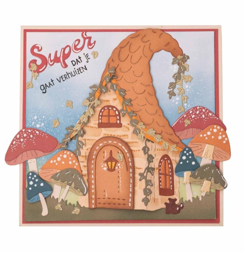 Creative Craft Lab - Studio Light - Stanzschablone "Mushroom House" Dies
