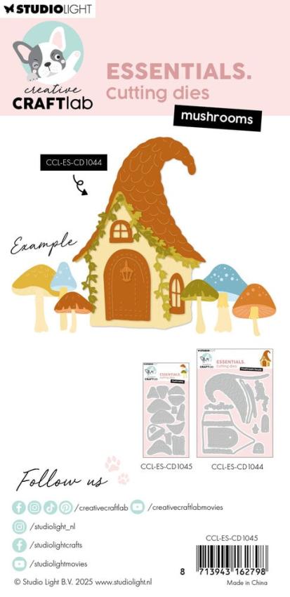 Creative Craft Lab - Studio Light - Stanzschablone "Mushrooms" Dies