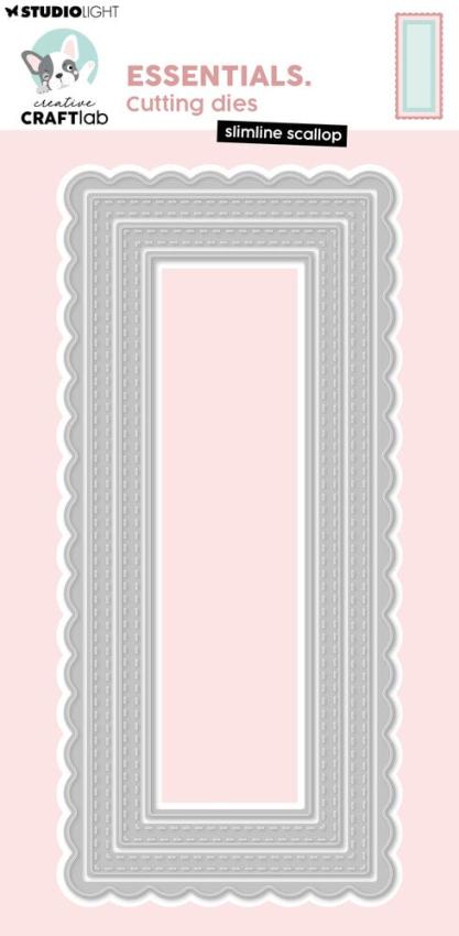 Creative Craft Lab - Studio Light - Stanzschablone "Slimline Scallop" Dies