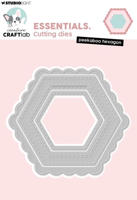 Creative Craft Lab - Studio Light - Stanzschablone "Peekaboo Hexagon" Dies
