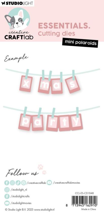 Creative Craft Lab - Studio Light - Stanzschablone "Mini Polaroids" Dies