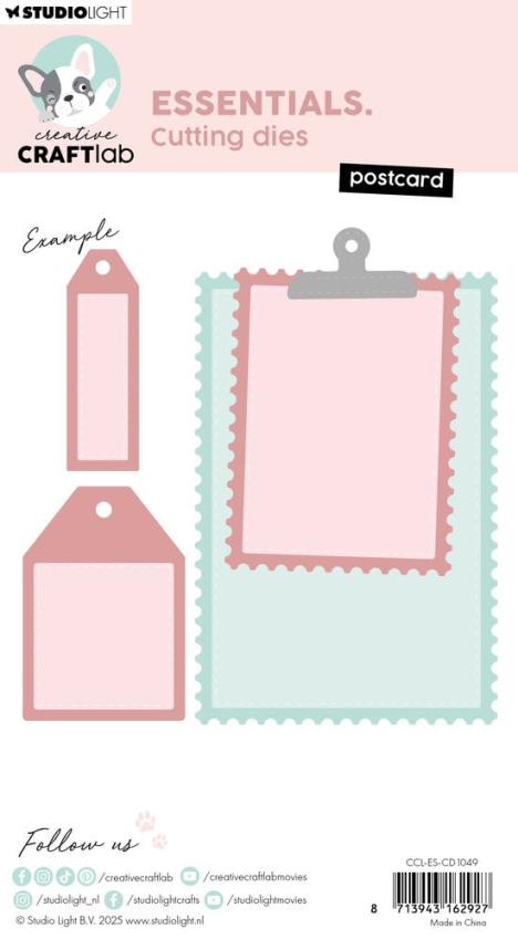 Creative Craft Lab - Studio Light - Stanzschablone "Postcard" Dies