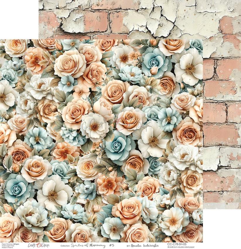 Craft OClock - Designpapier "Sprites of Harmony" Paper Pack 12x12 Inch - 6 Bogen