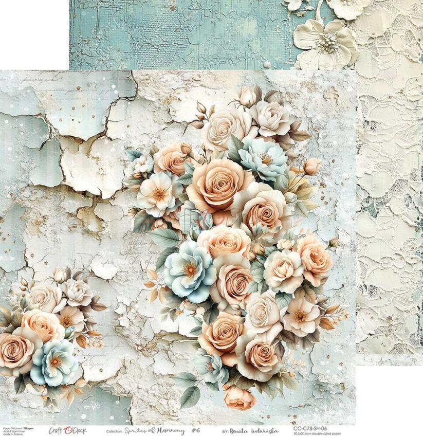 Craft OClock - Designpapier "Sprites of Harmony" Paper Pack 12x12 Inch - 6 Bogen