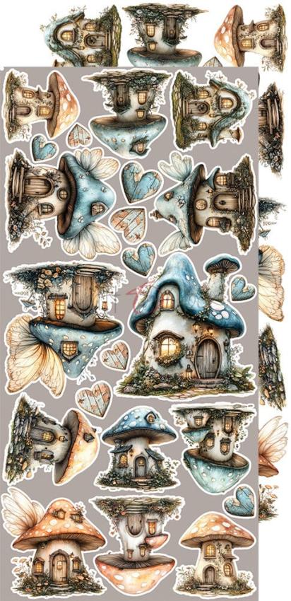 Craft OClock - Ausschneidebogen "Sprites of Harmony" Extra Set Flowers & More - 18 Bogen