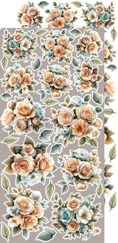 Craft OClock - Ausschneidebogen "Sprites of Harmony" Extra Set Flowers & More - 18 Bogen