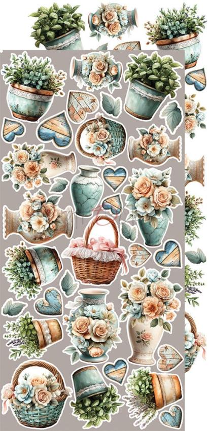 Craft OClock - Ausschneidebogen "Sprites of Harmony" Extra Set Flowers & More - 18 Bogen