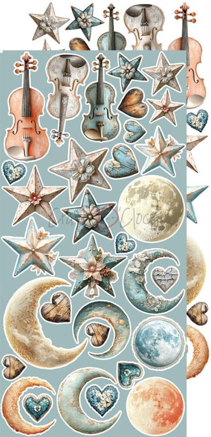 Craft OClock - Ausschneidebogen "Sprites of Harmony" Extra Set Harmony - 18 Bogen