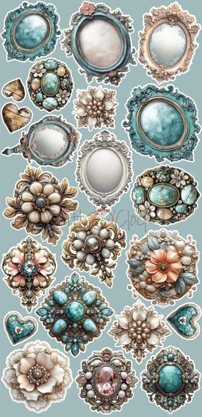 Craft OClock - Ausschneidebogen "Sprites of Harmony" Extra Set Mix - 18 Bogen