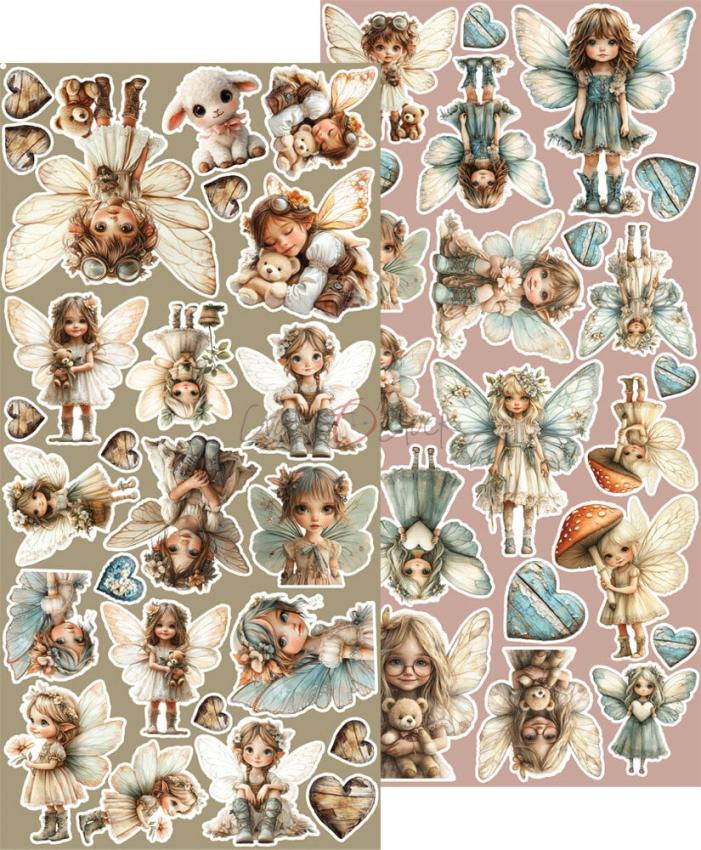 Craft OClock - Ausschneidebogen "Sprites of Harmony" Extra Set Sprites - 18 Bogen
