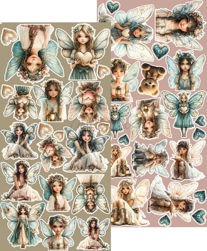 Craft OClock - Ausschneidebogen "Sprites of Harmony" Extra Set Sprites - 18 Bogen