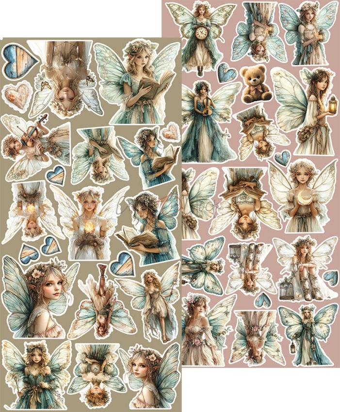 Craft OClock - Ausschneidebogen "Sprites of Harmony" Extra Set Sprites - 18 Bogen