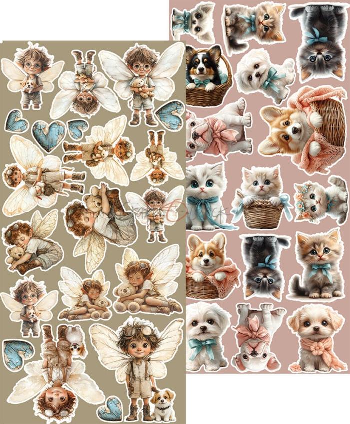 Craft OClock - Ausschneidebogen "Sprites of Harmony" Extra Set Sprites - 18 Bogen