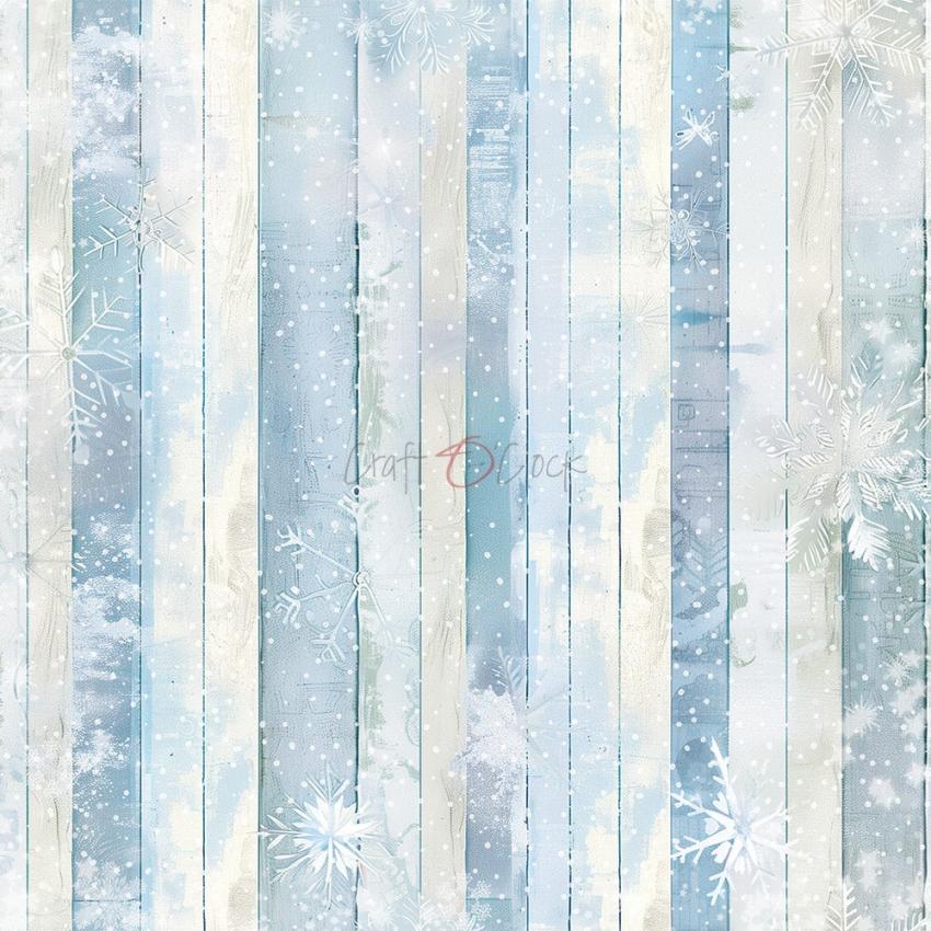 Craft OClock - Designpapier "Jolly Season" Medium Paper Pack 8x8 Inch - 24 Bogen