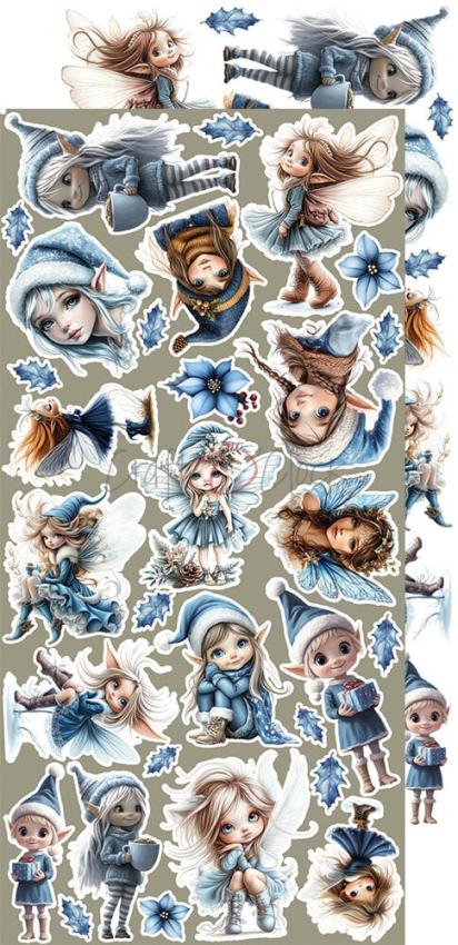 Craft OClock - Ausschneidebogen "Jolly Season" Extra Set Flowers & More - 18 Bogen