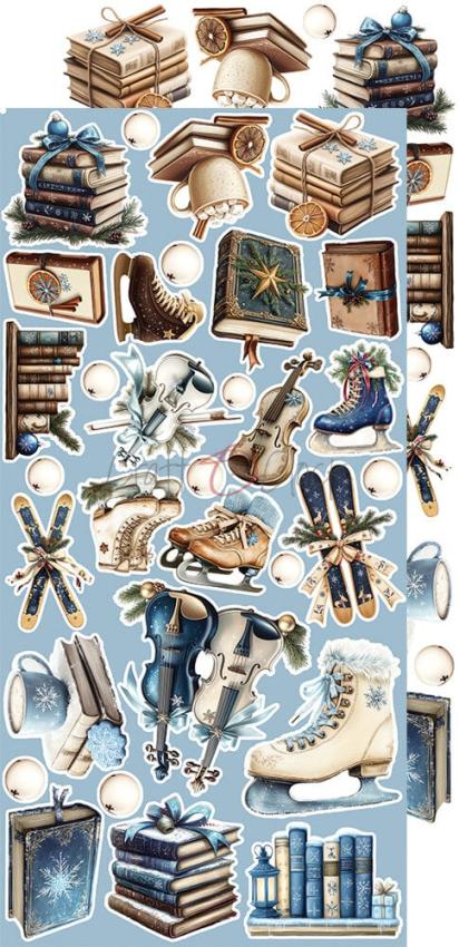 Craft OClock - Ausschneidebogen "Jolly Season" Extra Set Winter - 18 Bogen