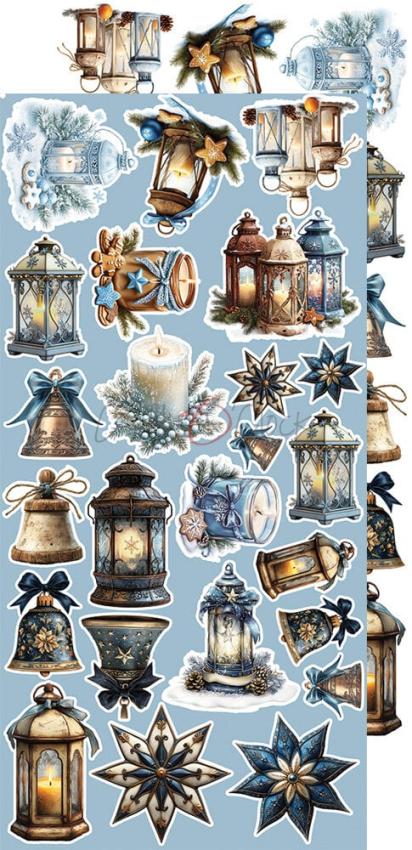 Craft OClock - Ausschneidebogen "Jolly Season" Extra Set Winter - 18 Bogen