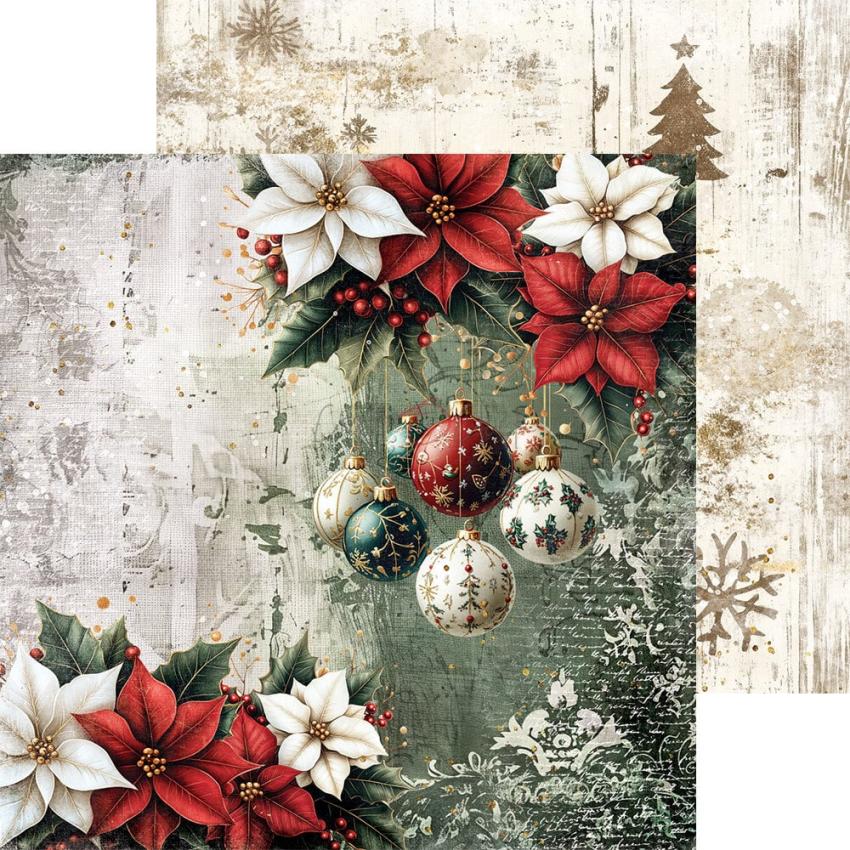 Craft OClock - Designpapier "Oh Christmas Night" Paper Pack 6x6 Inch - 24 Bogen
