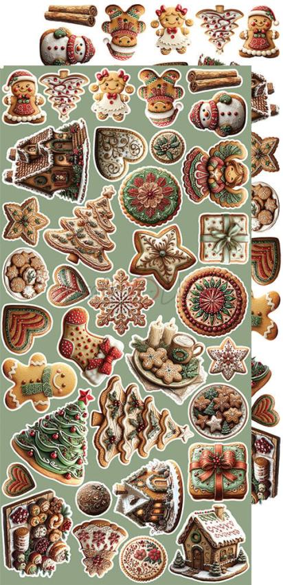 Craft OClock - Ausschneidebogen "Oh Christmas Night" Extra Set Christmas - 18 Bogen