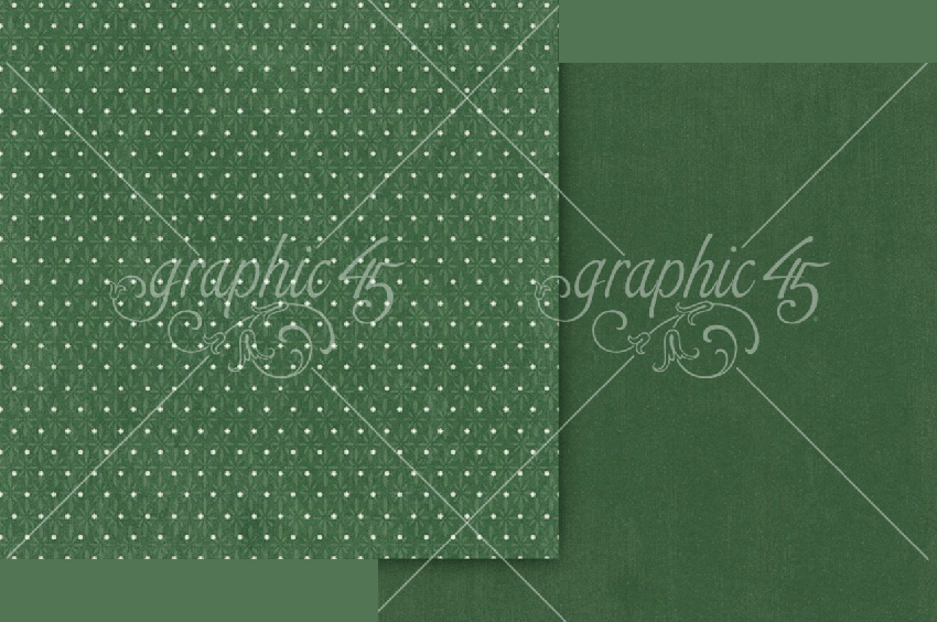 Graphic 45 - Designpapier "Deck the Halls" Collection Pack 8x8 Inch - 24 Bogen