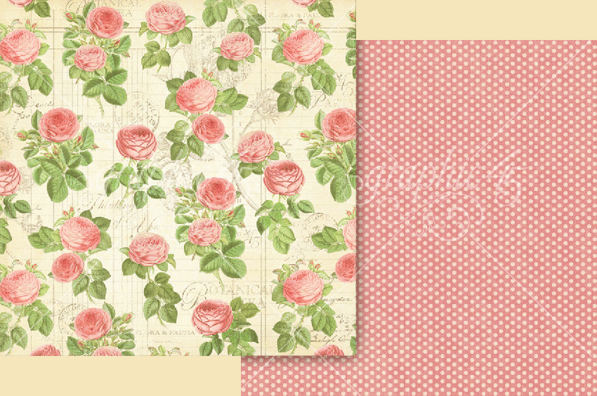 Graphic 45 - Designpapier "Botanical Tea Keepsake" Deluxe Collectors Edition 12x12 Inch - 24 Bogen