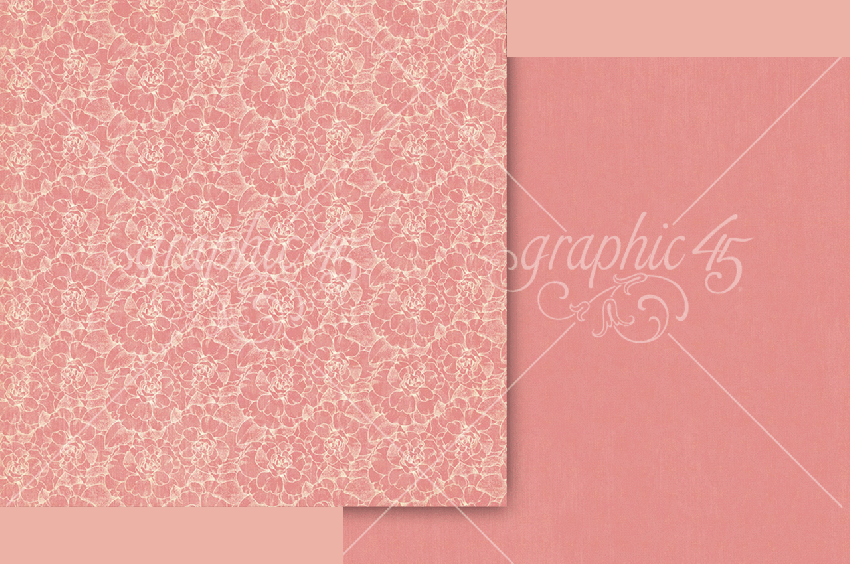 Graphic 45 - Designpapier "Tea Keepsake Kit" Deluxe Collectors Edition 12x12 Inch - 24 Bogen