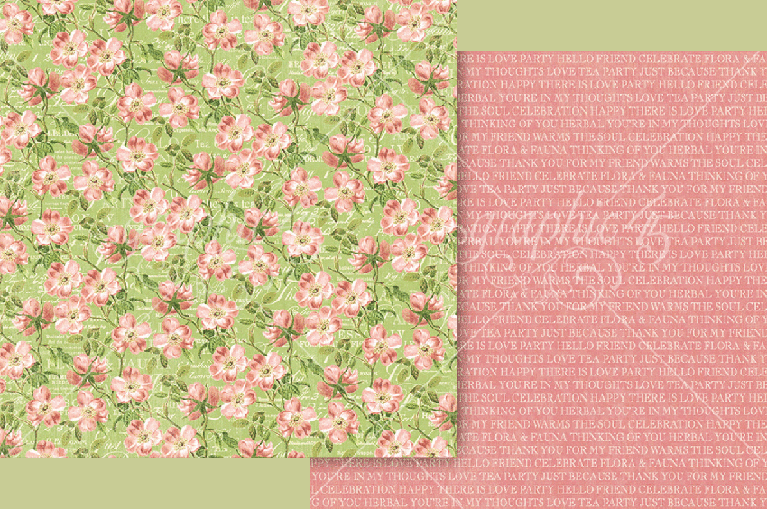 Graphic 45 - Designpapier "Tea Keepsake Kit" Deluxe Collectors Edition 12x12 Inch - 24 Bogen
