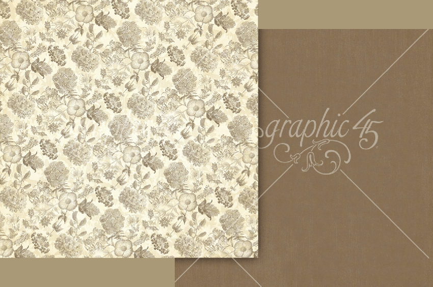 Graphic 45 - Designpapier "Tea Keepsake Kit" Deluxe Collectors Edition 12x12 Inch - 24 Bogen