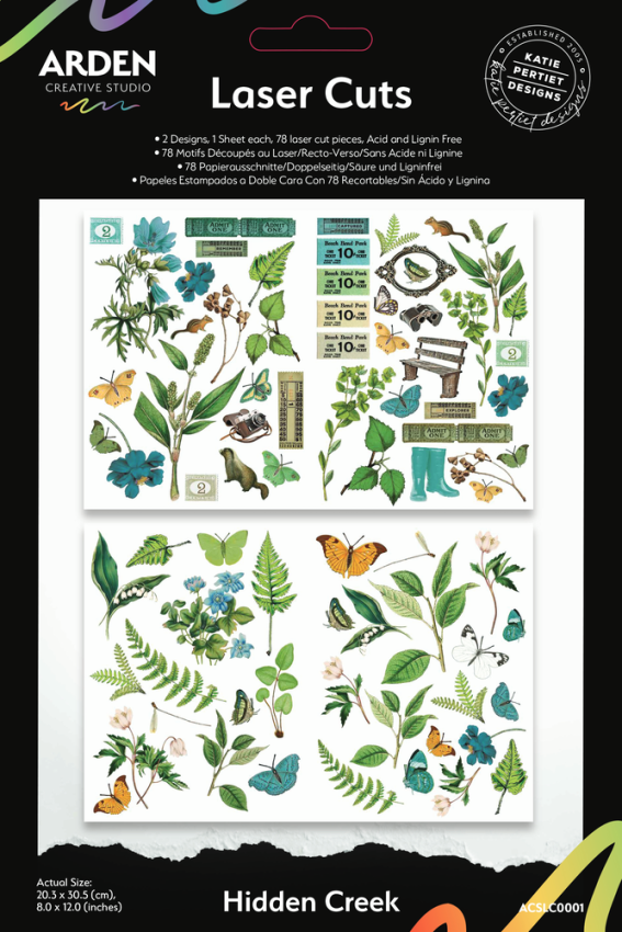 Arden Creative Studio - Stanzteile "Hidden Creek" Laser Cuts