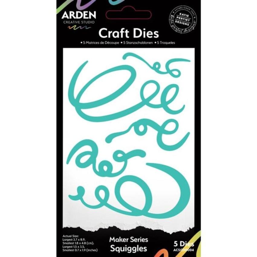 Arden Creative Studio - Stanzschablone "Squiggles" Dies