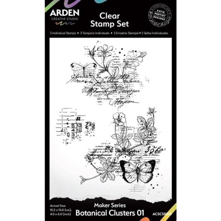 Arden Creative Studio - Stempelset "Botanical Clusters 01" Clear Stamps