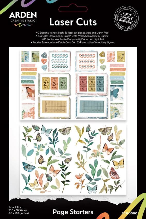 Arden Creative Studio - Stanzteile "Page Starters" Laser Cuts