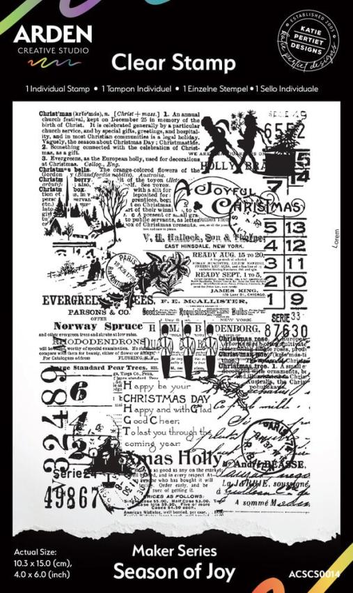 Arden Creative Studio - Stempel "Season of Joy" Clear Stamps