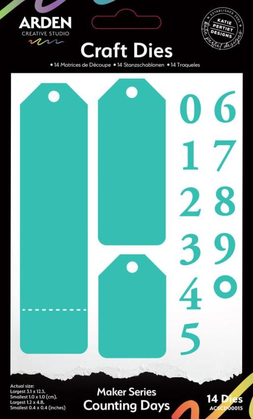 Arden Creative Studio - Stanzschablone "Counting Days" Dies