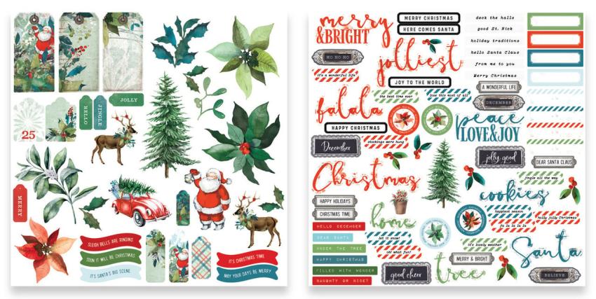 Arden Creative Studio - Stanzteile "Season of Joy" Ephemera