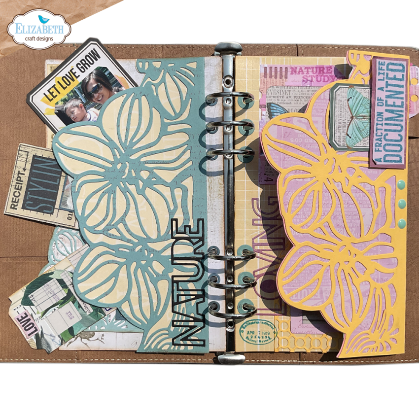Elizabeth Craft Designs - Stanzschalone "Borderpage with Flowers" Dies