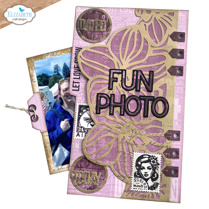 Elizabeth Craft Designs - Stanzschalone "Borderpage with Flowers" Dies
