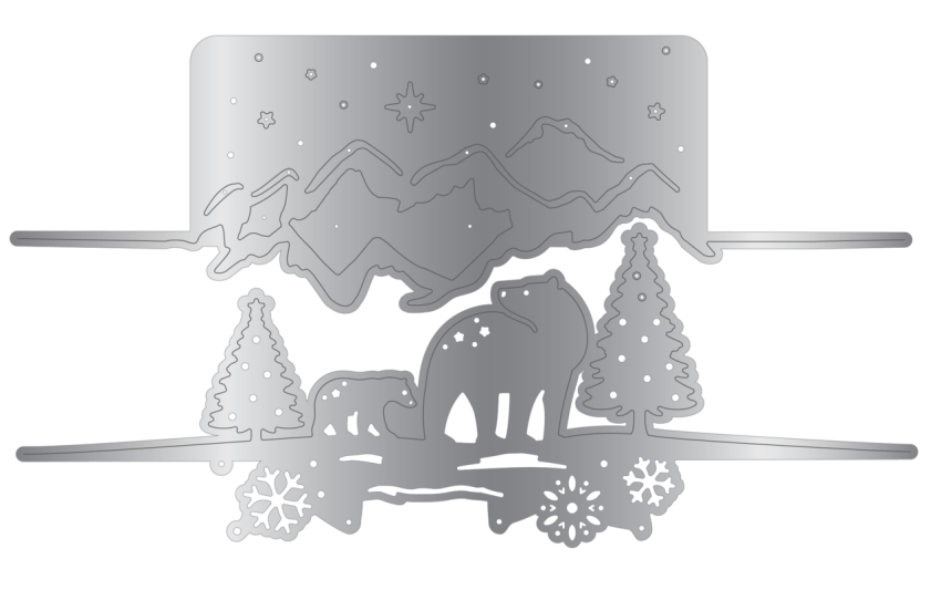 Crafters Companion - Stanzschablone "Arctic Friends" Dies
