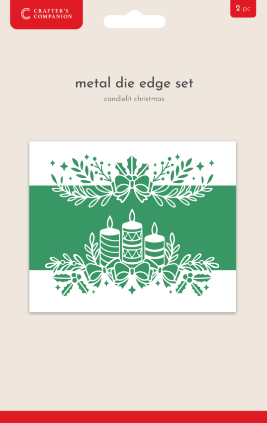 Crafters Companion - Stanzschablone "Candlelit Christmas" Dies