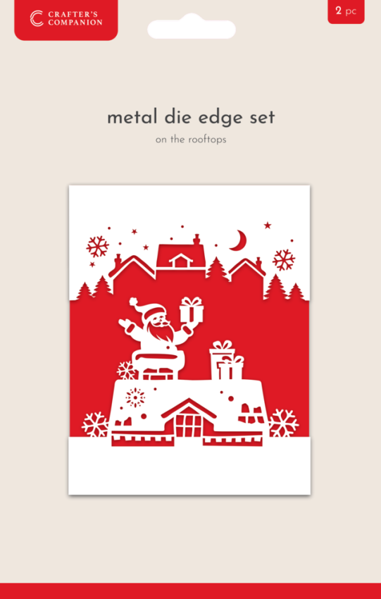 Crafters Companion - Stanzschablone "On the Rooftops" Dies