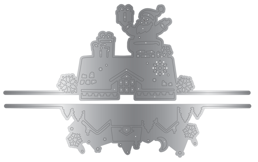 Crafters Companion - Stanzschablone "On the Rooftops" Dies