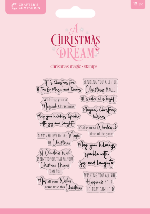 Crafters Companion - Stempelset "Christmas Magic" Clear Stamps