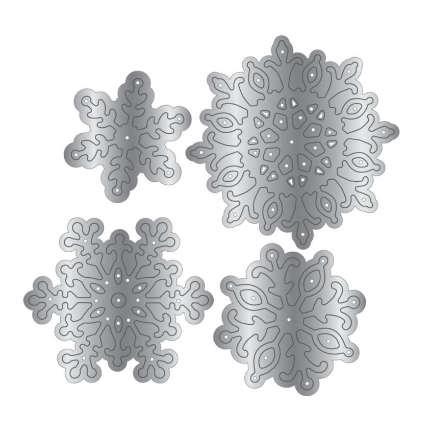 Crafters Companion - Stanzschablone "Winter Snowflakes" Dies