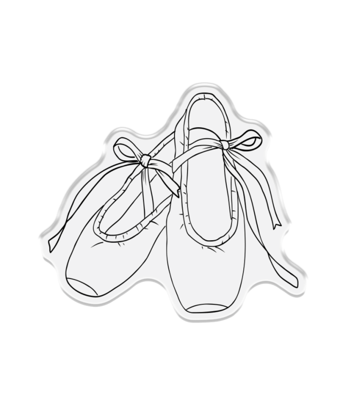 Crafters Companion - Stempelset & Stanzschablone "Elegant Slippers" Stamp & Dies