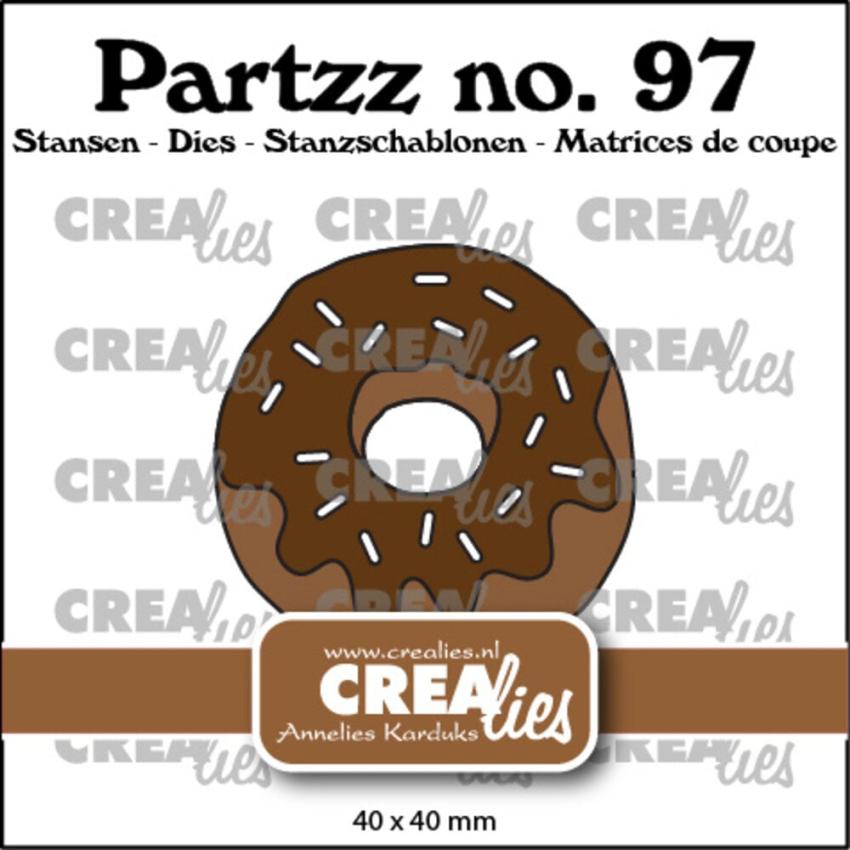 Crealies - Stanzschablone "No. 97 Donut Large" Partzz Dies