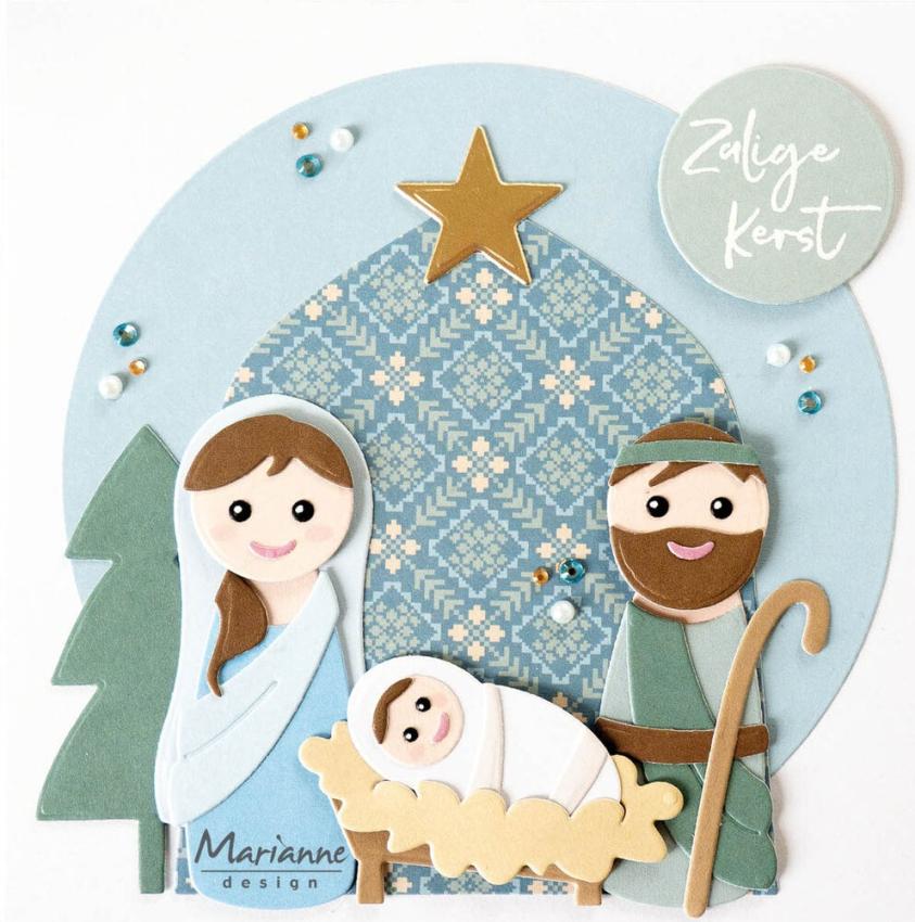 Marianne Design - Präge- und Stanzschalone "Nativity" Collectables Dies