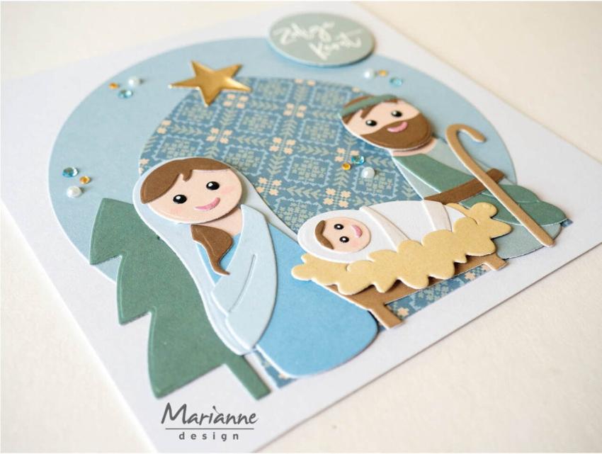 Marianne Design - Präge- und Stanzschalone "Nativity" Collectables Dies