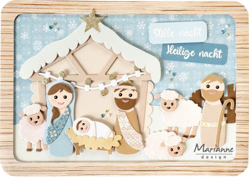 Marianne Design - Präge- und Stanzschalone "Nativity" Collectables Dies