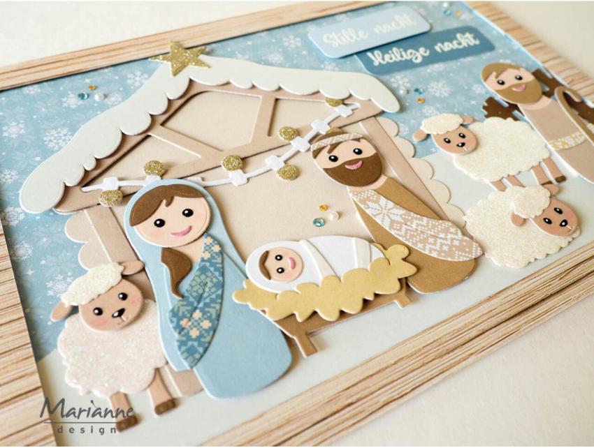 Marianne Design - Präge- und Stanzschalone "Nativity" Collectables Dies